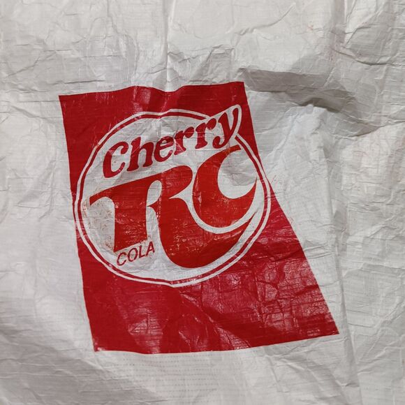 Rare 80s Vintage Tyjax Paper Cherry RC Cola Jacket Size Large Advertising Piece - Picture 2 of 4